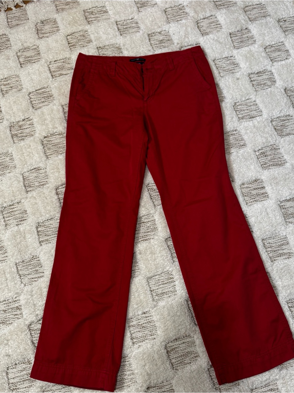 GAP Straight Leg Red Pants Women’s